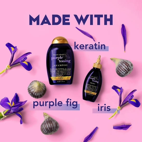 OGX Blonde Enhance Purple Toning Shampoo 385ml (13 fl.oz) - Picture 2 of 4